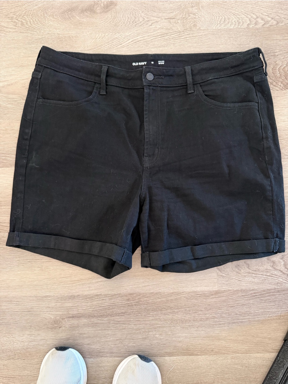 Old Navy Black Denim Jean Shorts